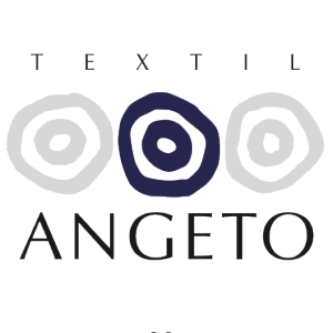 logo textil angeto lletres fosques